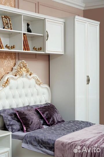 Детская спальня Натали белый глянец