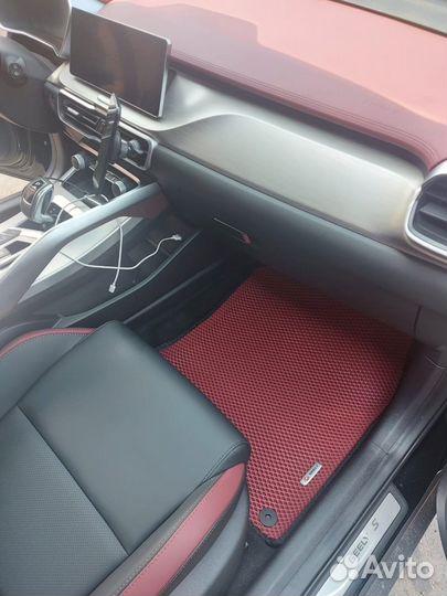 Коврики eva в машину с бортами и без 3d