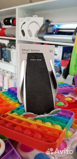 Держатель с беспроводной зарядкой SMART Sensor S5