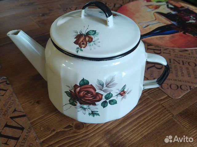 Заварочник 2л СССР эмалировка