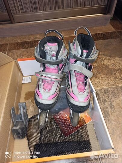 Роликовые коньки детские раздвижные