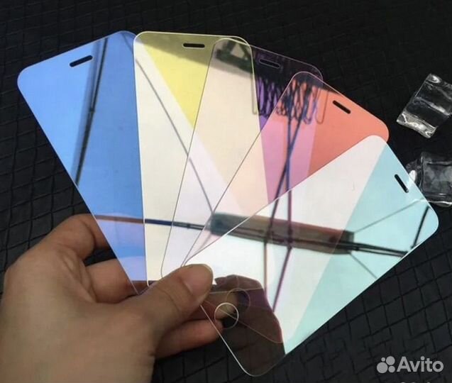 Стекло розовое iPhone 5s