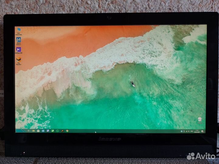 Моноблок Lenovo c 470 core i3/4 озу/ 64 ssd