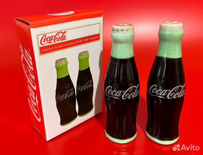 Набор 2 бутылочки Кока кола (соль, перец)