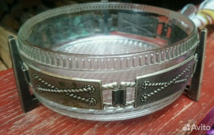 Конфетница из мельхиора