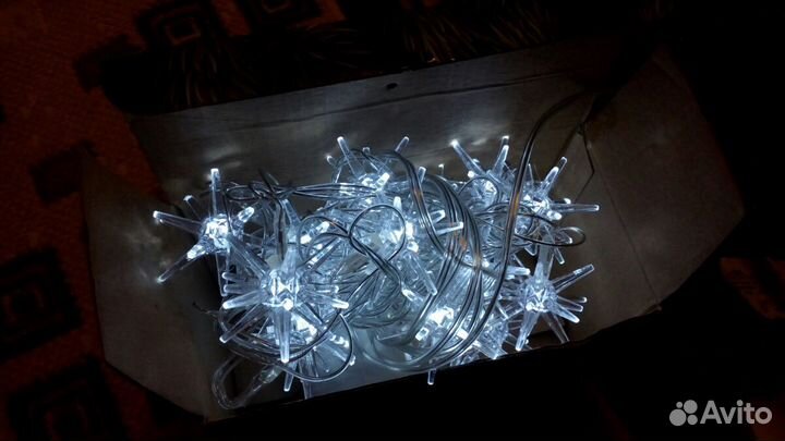 Гирлянда новая светодиодная новогодняя