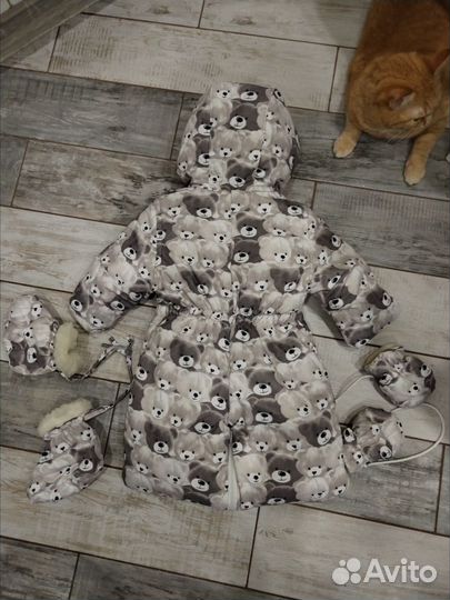 Демисезонный/Зимний комбинезон 74 размер