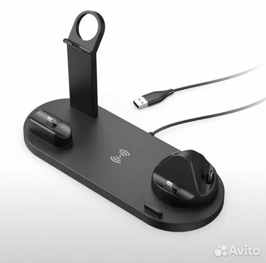 Зарядная док-станция 4 в 1, 15 Вт