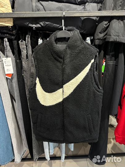 Желетка nike nocta барашек двухсторонняя