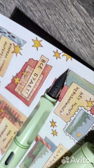 Перьевая ручка lamy safari перо М