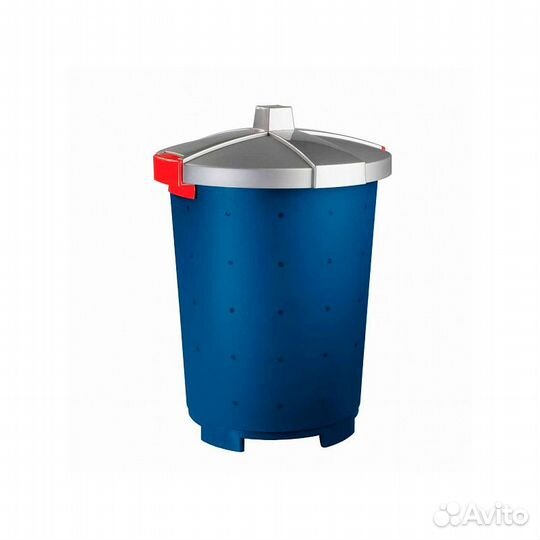Бак 65 л Бинго с крышкой синий