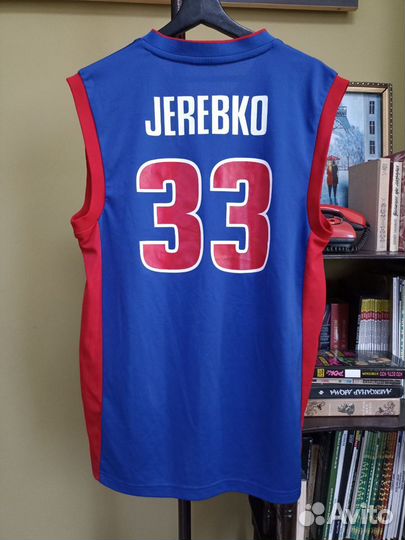 Баскетбольная майка Jerebko Detroit Pistons