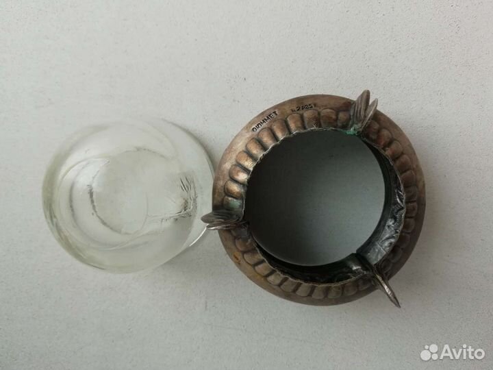 Солонка, мельхиор