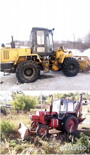 Услуги погрузчика и экскаватора