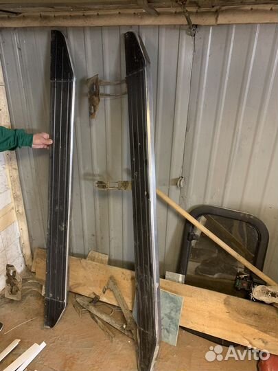 Подножки пороги на kia sportage 3