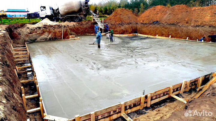 Монолитные работы. Лестницы. Полы. Перекрытия