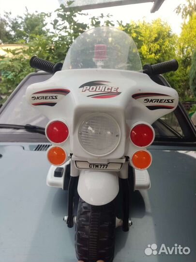 Детский мотоцикл на аккумуляторе бу