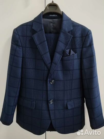 Школьный костюм для мальчика 122 128 синий