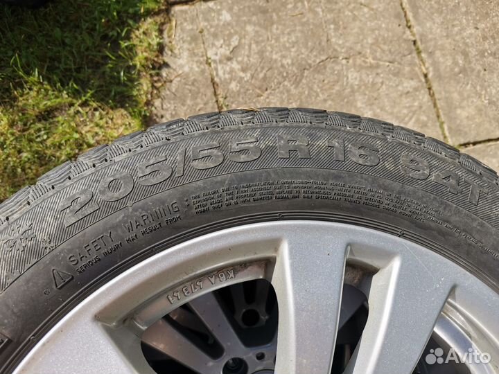Комплект колес r16 c зимней резиной 205/55