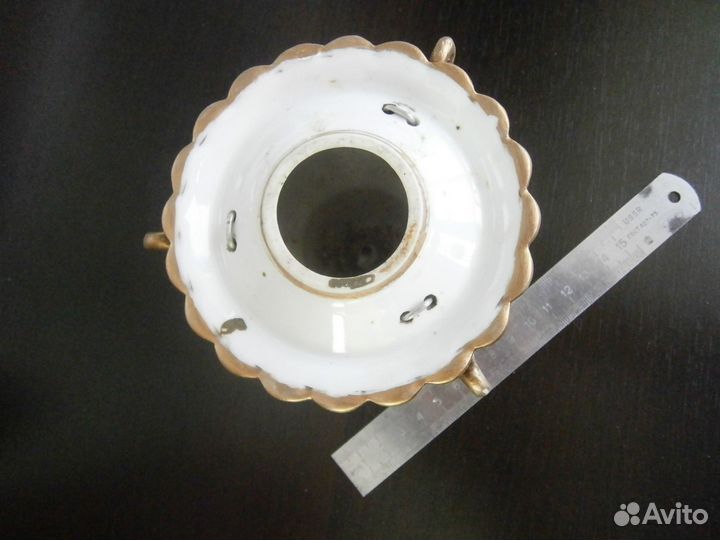 Фарфоровая лампада Кузнецов 19 век