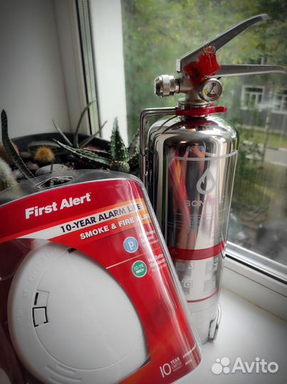 Набор для дома (огнетушитель + пож. детектор)