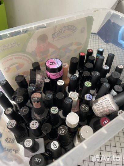 Набор гель лаков бу