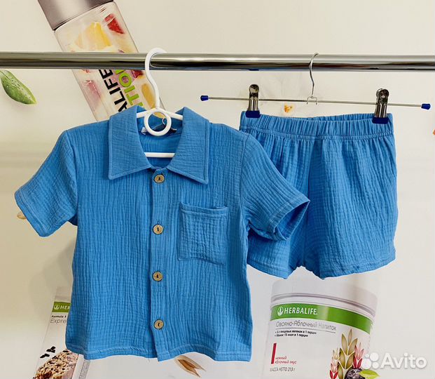 Костюм лето муслин для мальчиков