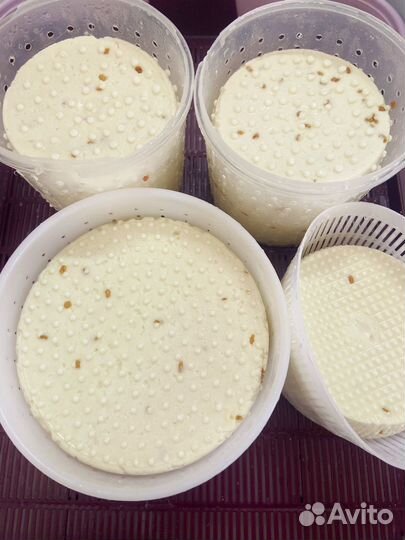 Козье молоко, сливки, масло сливочное, творог