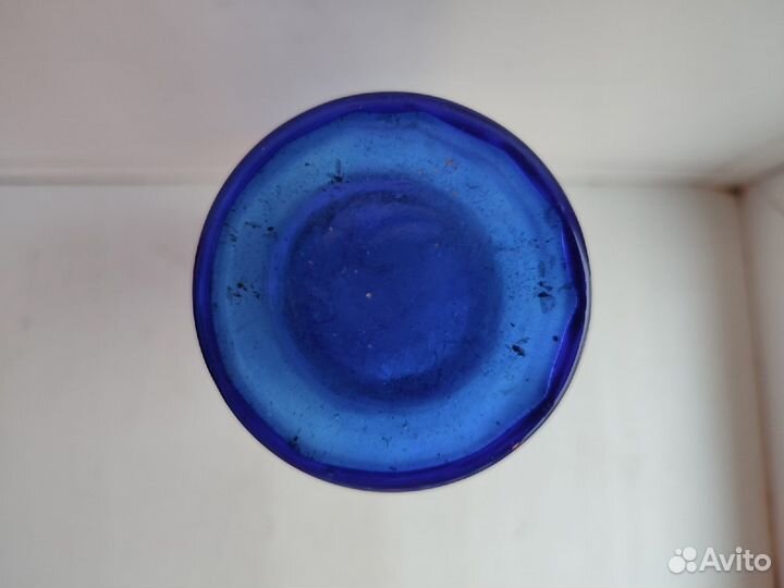 Ваза синее стекло, СССР