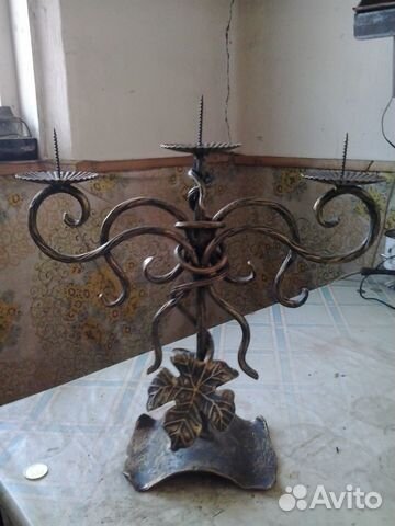 Кованный подсвечник