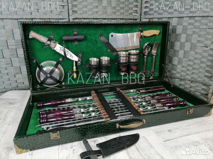 Шампуры в кейсе на подарок