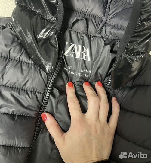 Пуховик zara