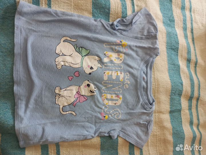 Одежда для девочки 116 122 пакетом