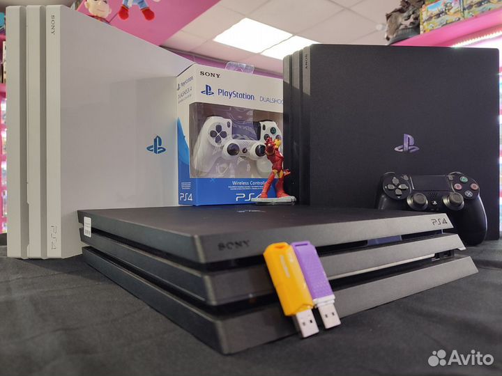 PlayStation 4 (Прошитые) +999 игр. Рассрочка