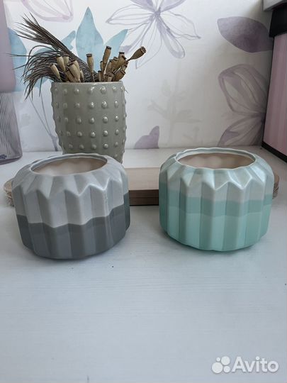 Кашпо для цветов, кактусов, суккулентов