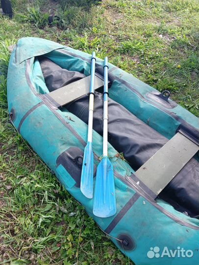 Лодка надувная резиновая весельная