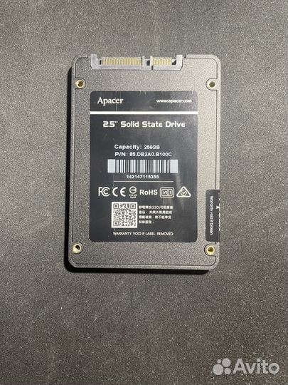 Жесткий диск ssd 256