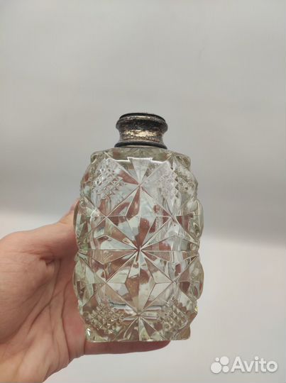 Флакон для духов, хрусталь, Туалетная баночка нач