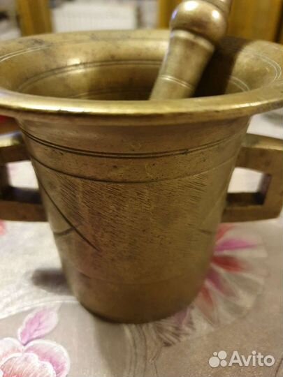 Ступка с пестиком (бронза)