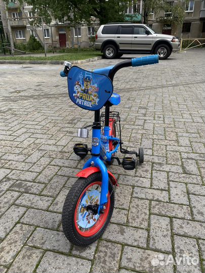 Детский велосипед Щенячий патруль
