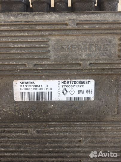 Блок управления (эбу) renault safrane S101200041D