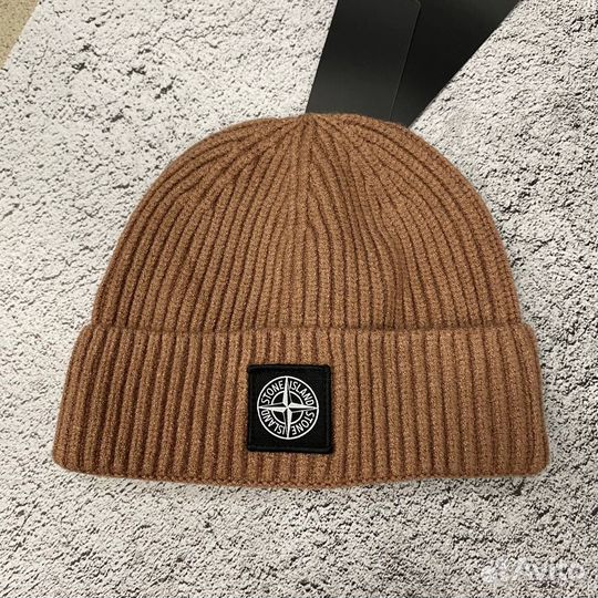 Шапка бини мужская carhartt stone island