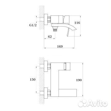 Смеситель Ganzer Leon черный 44031-C