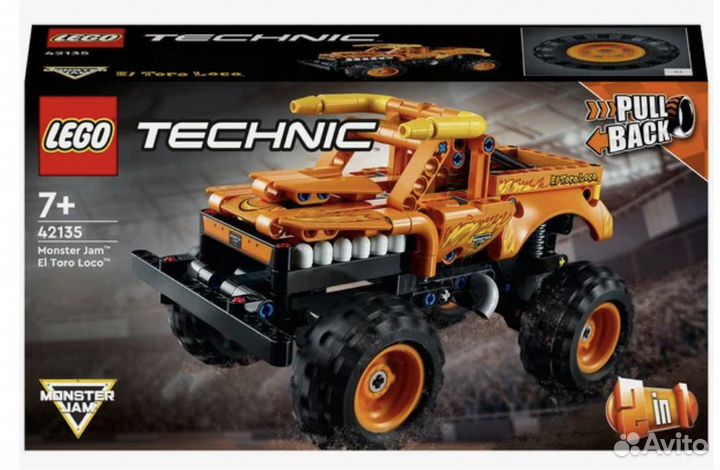 Lego technic monster jam 42135 новый