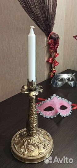 Подсвечник СССР латунь Канделябр