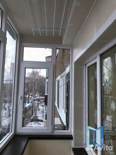 Обшивка балконов и лоджий Оcтекление балконов