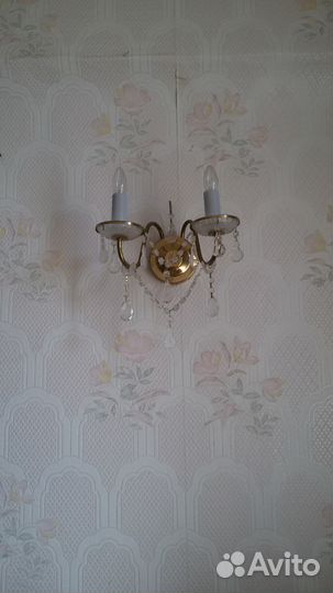 Люстры и бра хрустальные