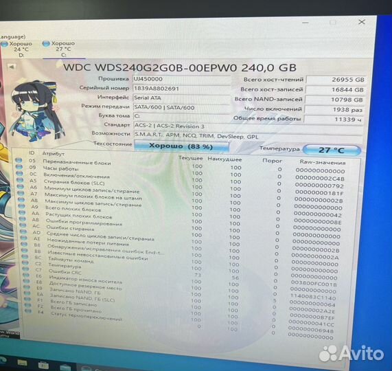 WD SSD m.2 240GB 2280