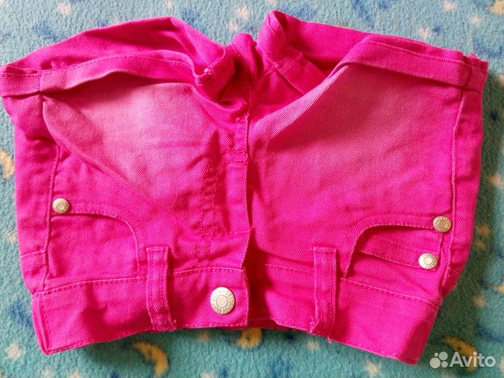 Джинсовые шорты на девочку 2-4 года