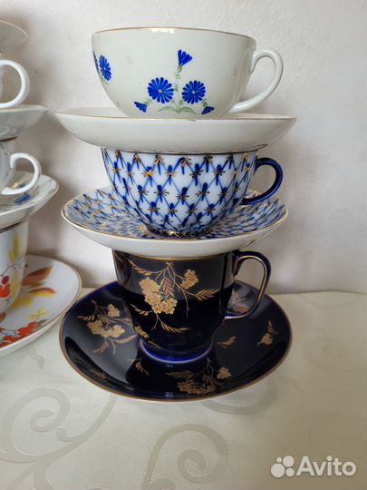 Фарфор посуда советская лфз